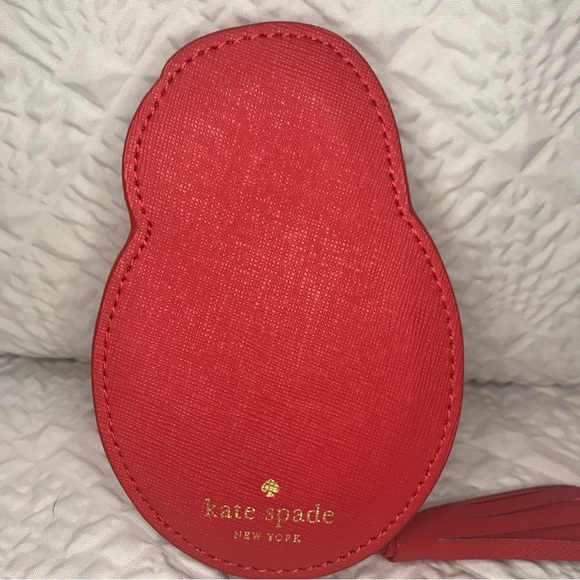 SOLD……..Kate Spade Leather Parrot Coin Purse Bag Novelty - Picture 3 of 9